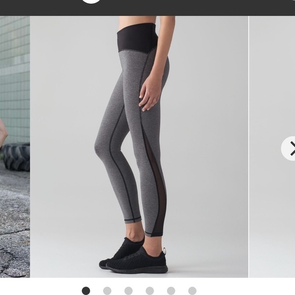 Lululemon Train Times 7/8 Pant *25"
Heathered Black / Black 4 - Picture 1 of 8